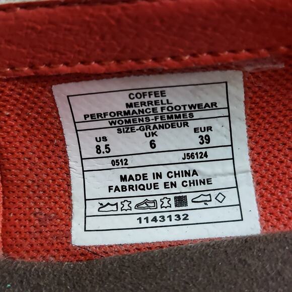 Merrell Evera Women's US 8.5 Pure Coffee Brown Cycling Pump Low Heel Shoes - Picture 9 of 9